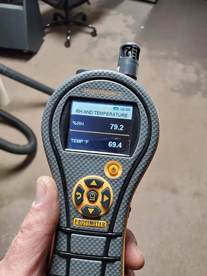 Moisture meter humidity assessment for Fire & Smoke Damage Restoration in Hialeah